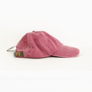 dusty pink vintage dad hat w/ eiffel tower clasp